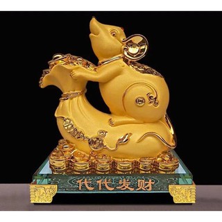 Chuột Phong thủy 2020 Mạ Vàng 24k