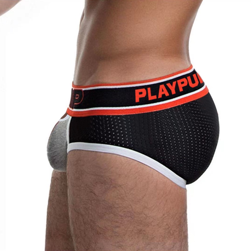 Quần lót cotton ORLVS PP9116 thoáng khí kẻ sọc thời trang quyến rũ cho nam