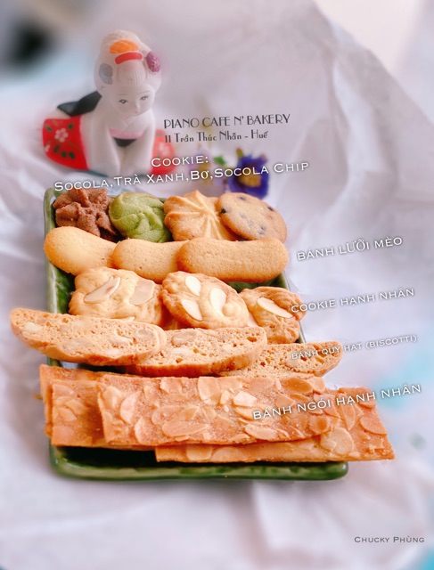 Bánh Cookie Trà Xanh Handmade hộp 500g | BigBuy360 - bigbuy360.vn