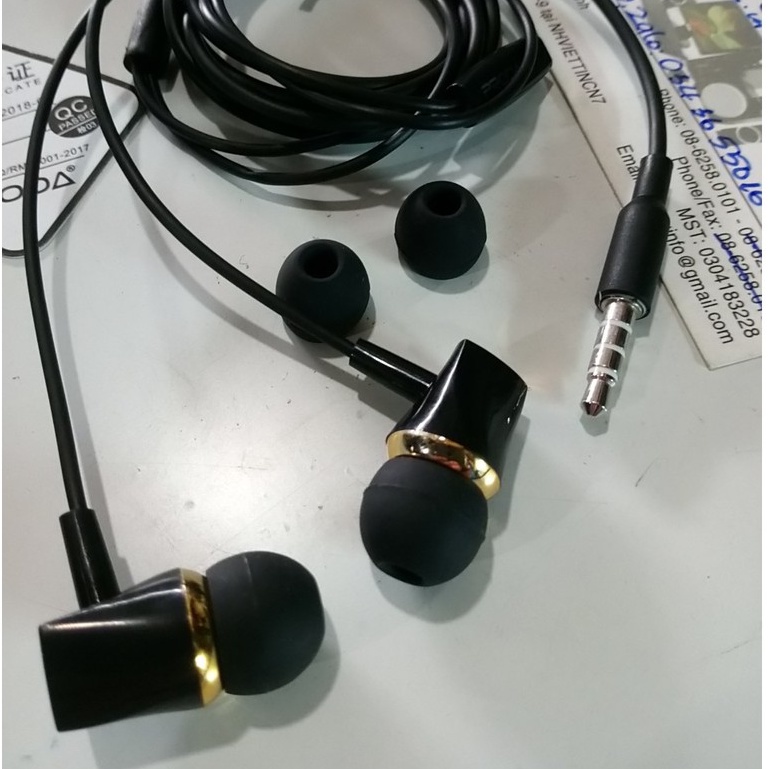 Tai nghe điện thoại PAUZ Series PD-E200, Jack chuẩn 3.5mm - Cáp dài 1.2 M