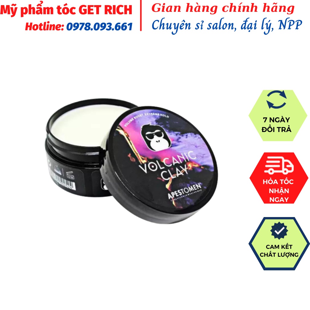 ( Chính Hãng) Sáp Vuốt Tóc Voca ni c Cla y hương thơm