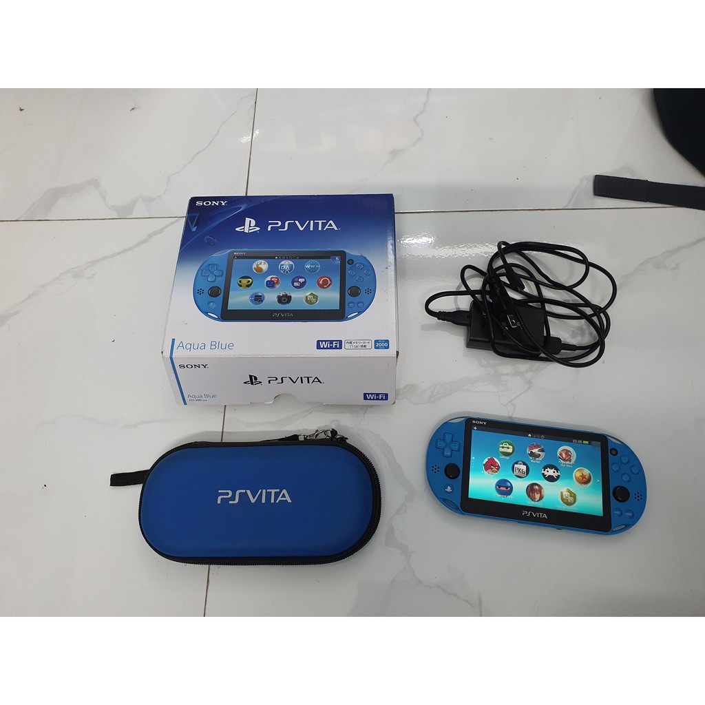 Máy chơi game PS Vita 2000 xanh dương full box