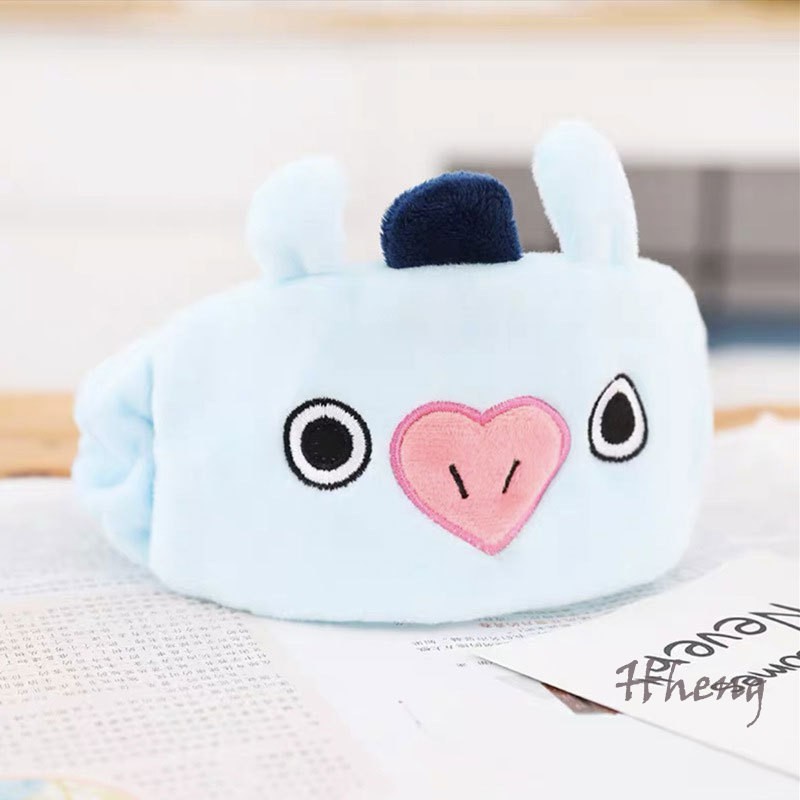 BTS BT21 Face Wash Turban Headband Elastic Hair Band For Make Up and Face Washing One Size Unisex