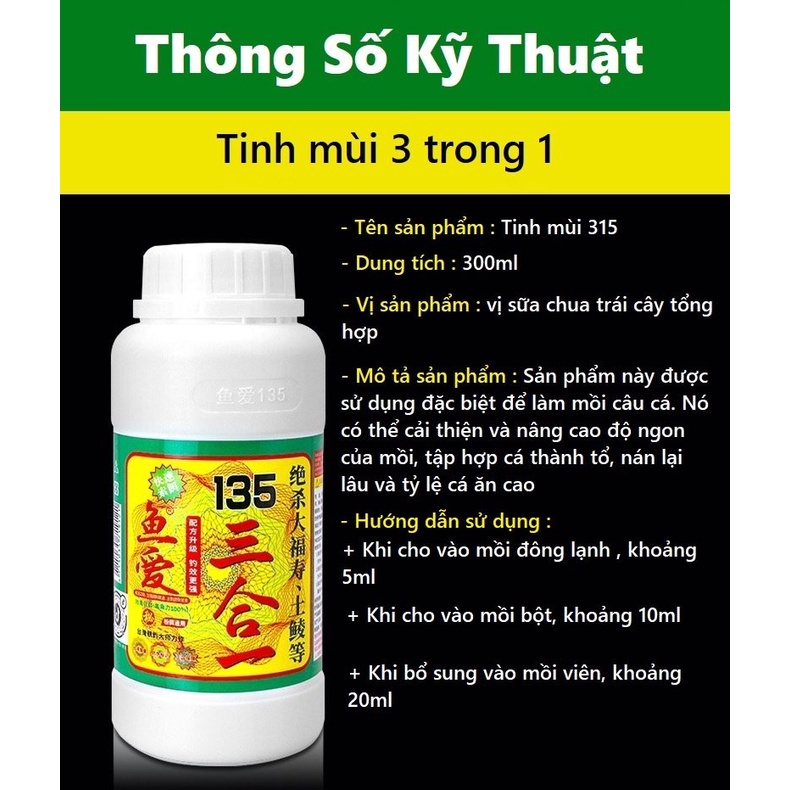 Hương Liệu Dẫn Dụ Các Loại Cá 300ml MO09 Hương Vị Kích Thích Siêu Nhạy - Sanami Fishing store