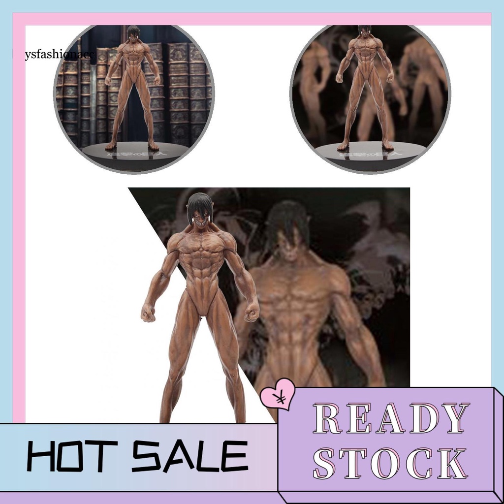 Mô hình linh hoạt thiết kế nhân vật Eren trong Attack on Titan