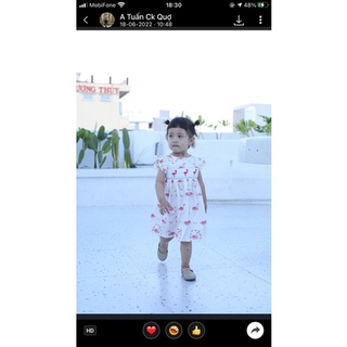 ĐẦM SMOCK HỒNG HẠC