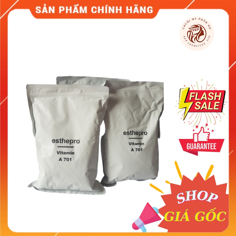 Mặt nạ bột dẻo Vitamin A 701 1kg esthepro chính hãng sáng da đều màu giảm thâm nám tăng sức đề kháng cho da
