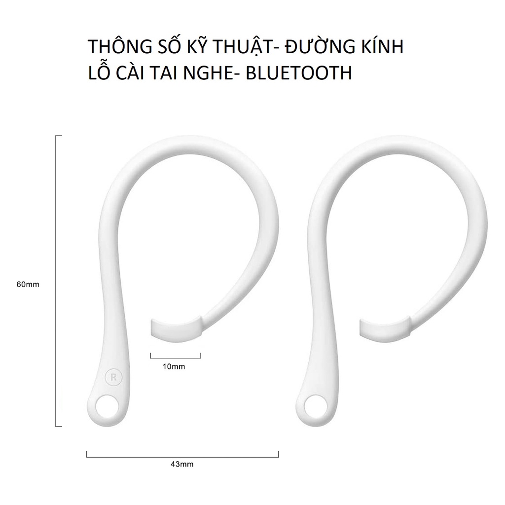 Móc đeo tai nghe BLUETOOTH  Móc chống rơi tai nghe bluetooth