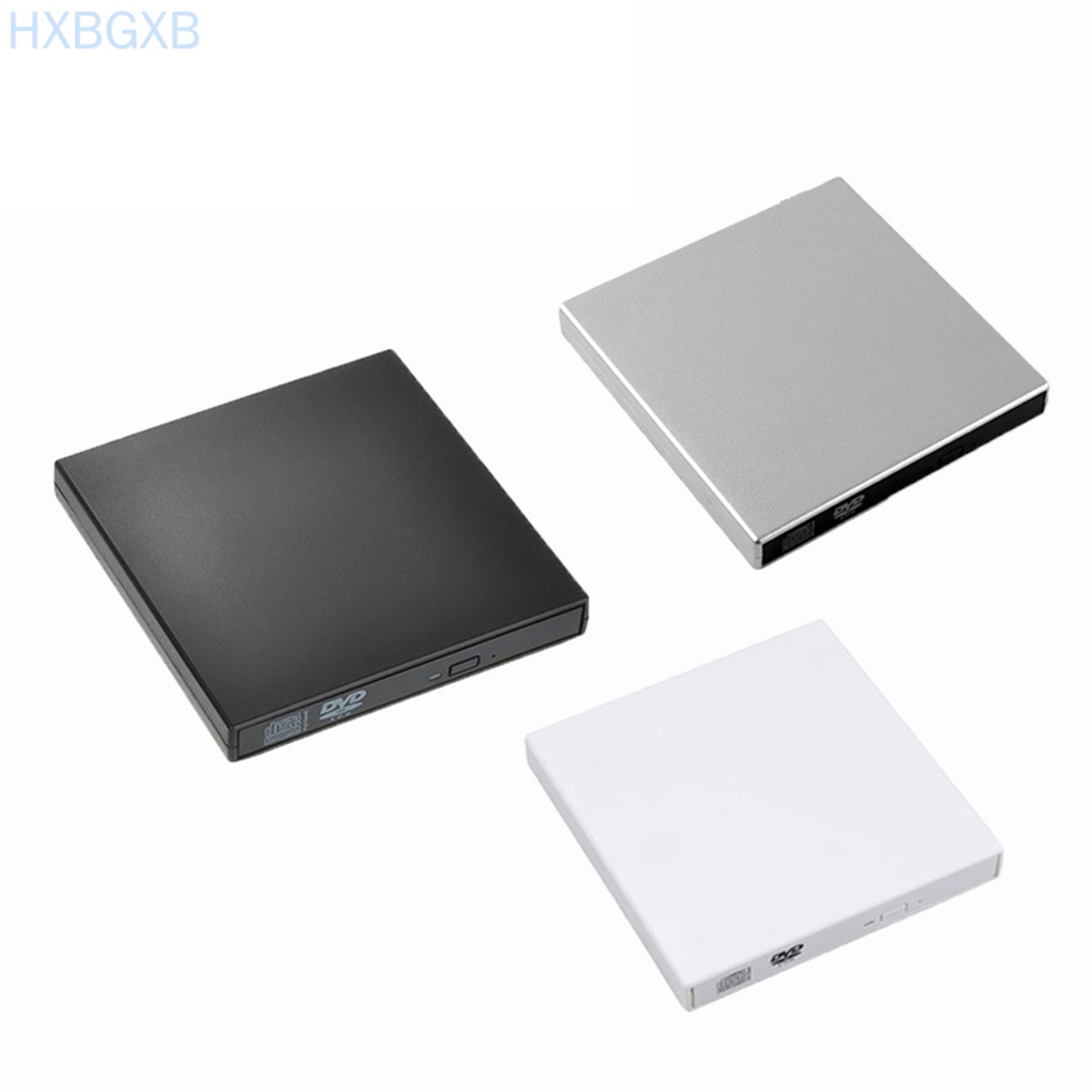 HXBG USB 2.0 External CD/DVD ROM Player Optical Drive DVD RW Burner Reader Writer Laptops PC Windows 7/8/10