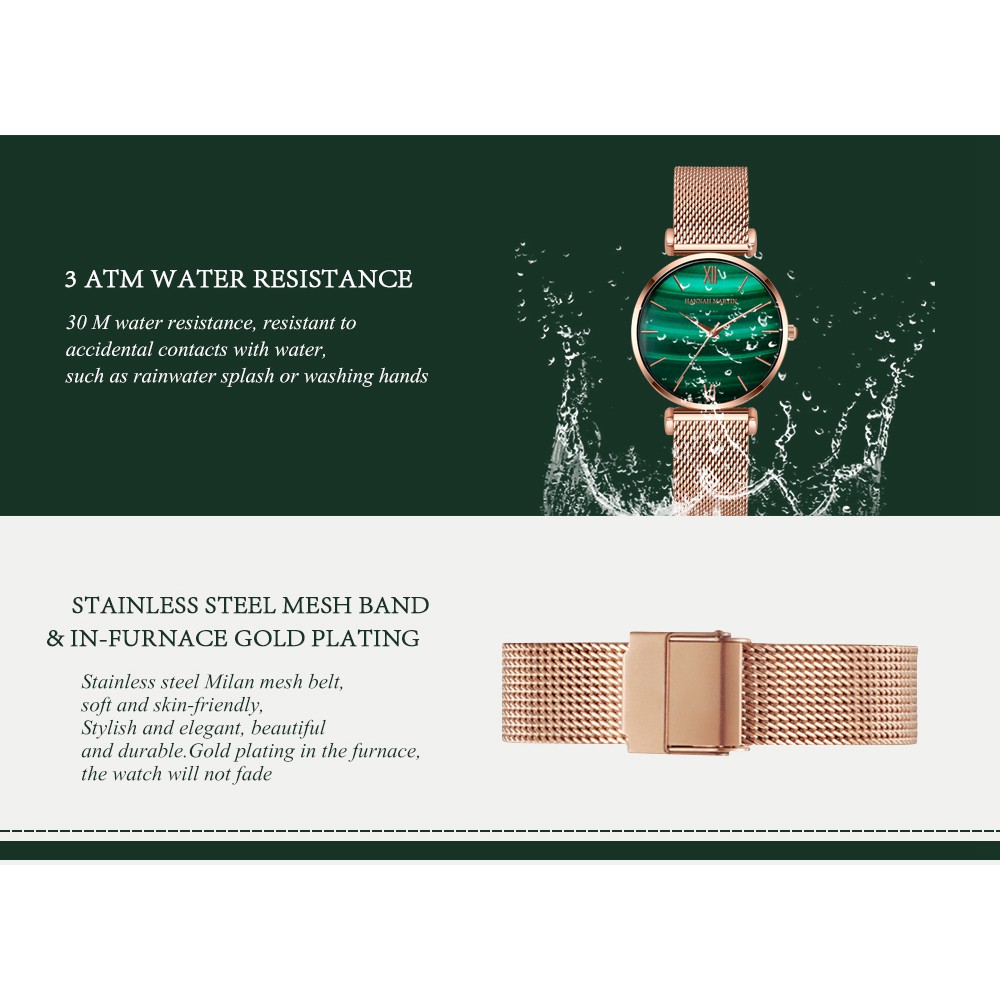 Đồng hồ nữ Hannah Martin chính hãng - Model HM-152WF - dây thép không gỉ - bảo hành 1 năm | BigBuy360 - bigbuy360.vn