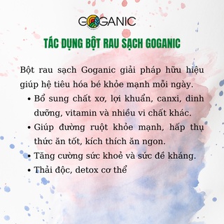 COMBO 3 Hộp Bột Rau Sạch Goganic