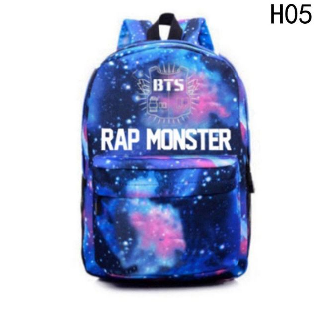 Balo canvas galaxy BTS 2 màu siêu hot