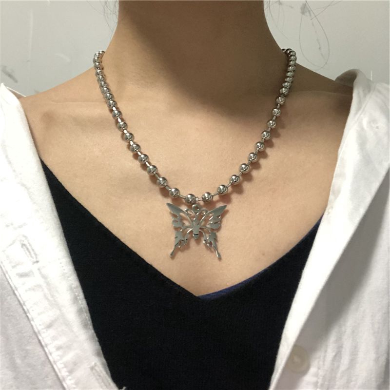 Dây chuyền hình bướm chất liệu thép không gỉ cá tính