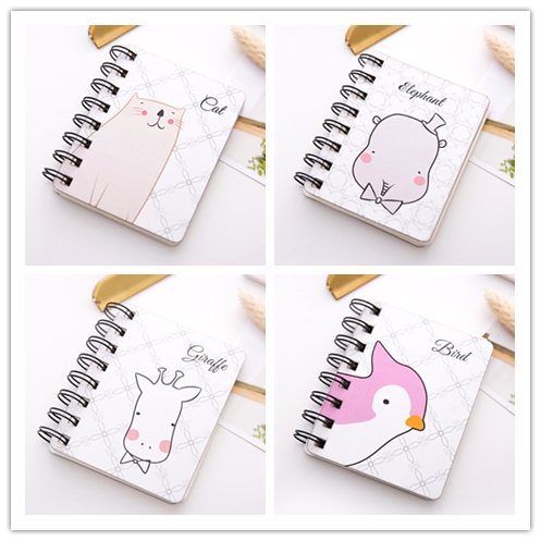 Sổ tay A7 họa tiết con vật xinh xắn dễ thương