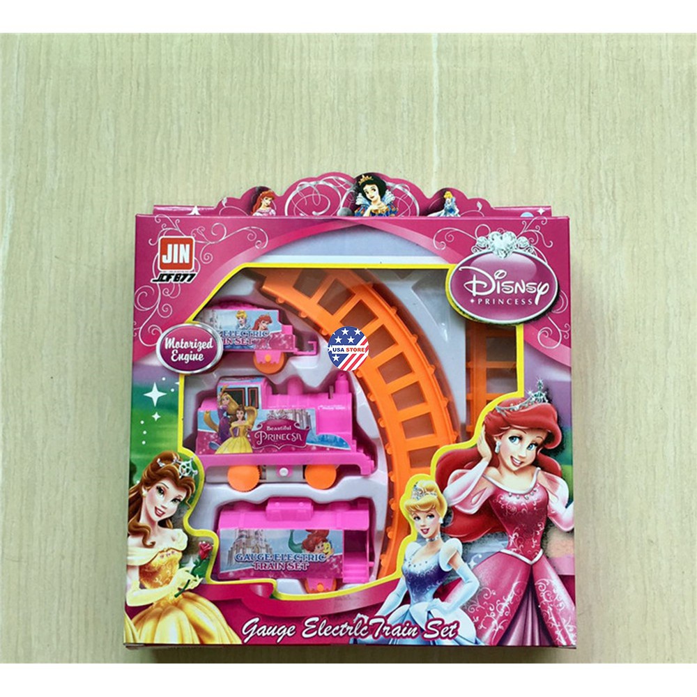 Hộp Đồ Chơi Đường Ray + Xe Lửa Tàu Hỏa Chạy Pin Cho Bé