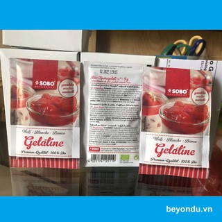 Gelatin hữu cơ Sobo 9g