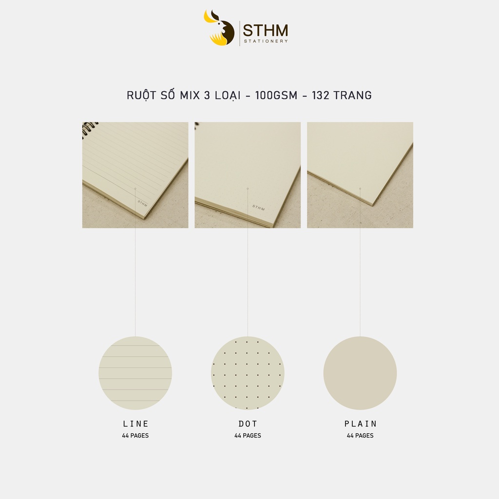 CENTELLA - Sổ tay bìa cứng - A5 - 051 - STHM stationery