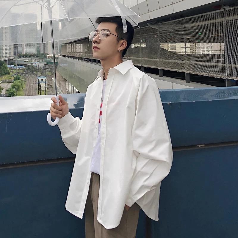 Áo Sơ Mi Nam Dài Tay Cổ Bẻ Trẻ Trung Thời Trang Hàn Quốc | BigBuy360 - bigbuy360.vn