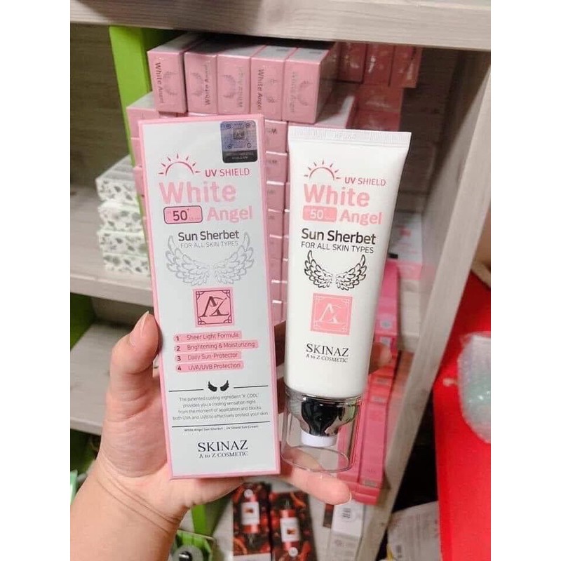 KEM CHỐNG NẮNG SKINAZ White Angel Sun Sherbet SPF 50 +, PA +++