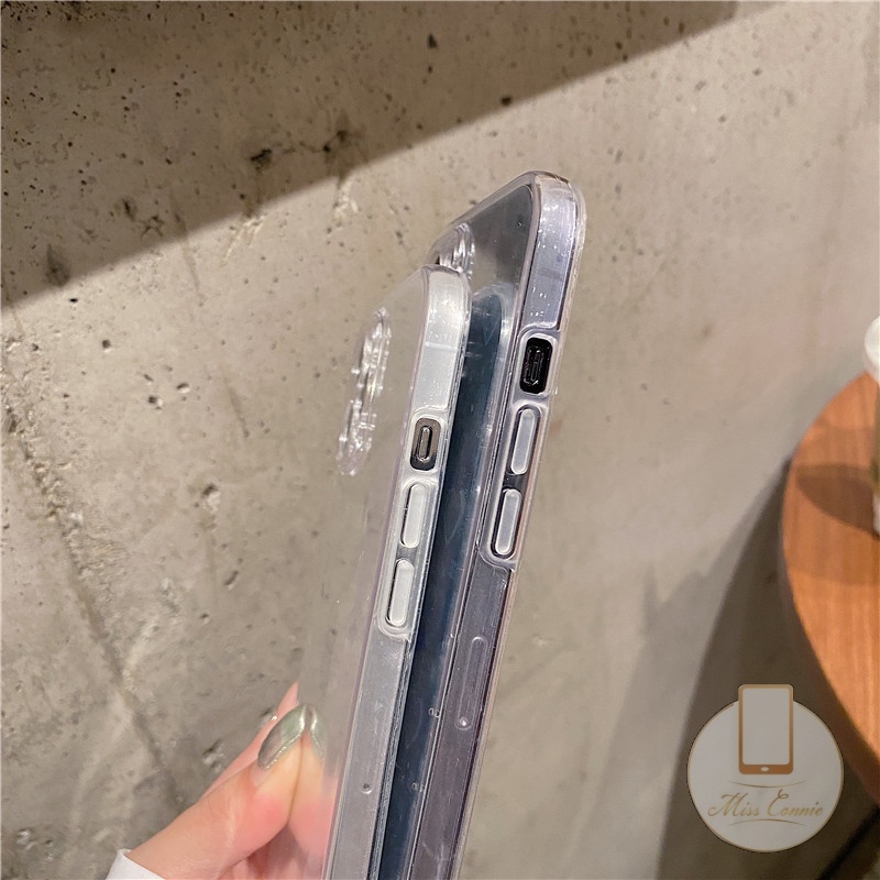 Ốp điện thoại dẻo màu laser họa tiết trái tim chống sốc thích hợp cho iphone 6 6s 7 8 plus xr 11 13 12 pro xs max x se
