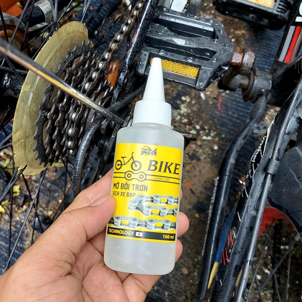Dầu mỡ bôi trơn xích xe đạp, tăng tuổi thọ, chống hao mòn xích xe đạp 100ml