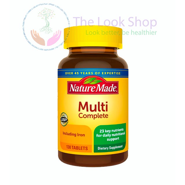 USA- Viên uống bổ sung vitamin khoáng chất Multi Nature Made- Bổ sung đầy đủ vi chất dinh dưỡng thiết yếu mỗi ngày | BigBuy360 - bigbuy360.vn