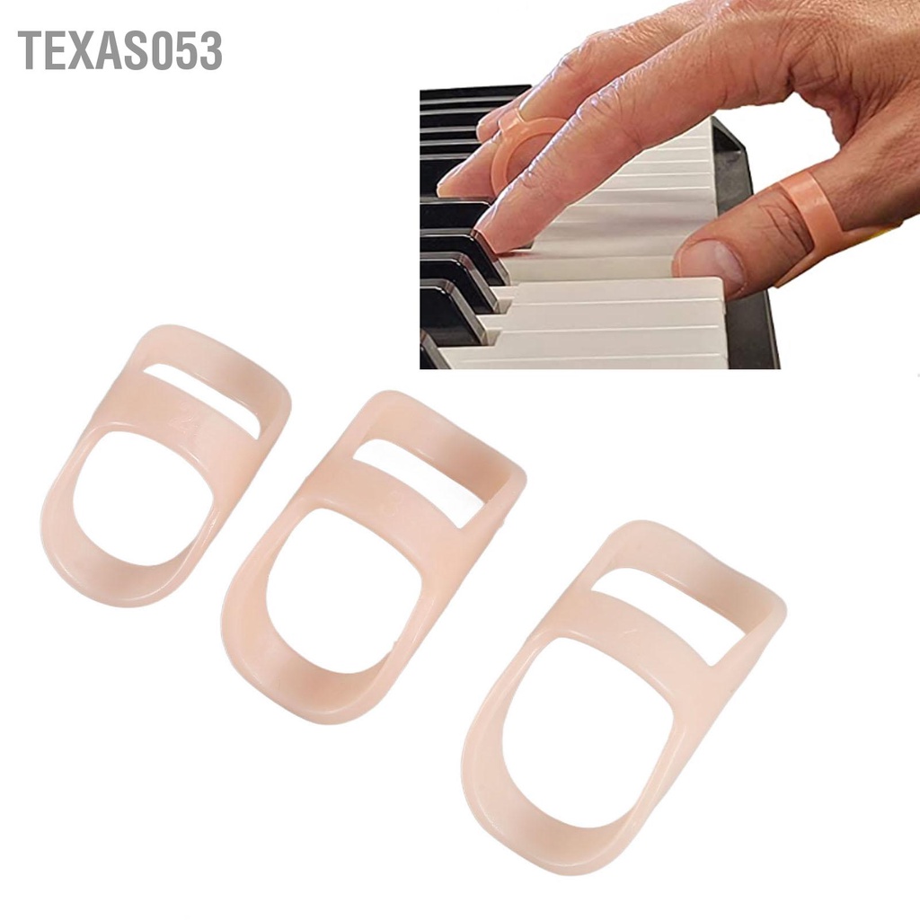 Texas053 3 cái Nẹp hỗ trợ ngón tay Hình bầu dục Giảm đau nhức Chống thấm nước Hỗ Bảo vệ Kích thước 2 4