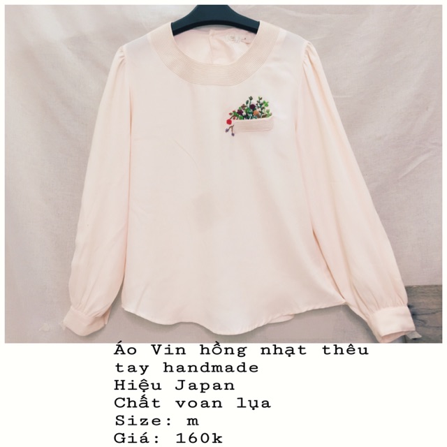 Áo vin thêu tay 🌻🌻🌻