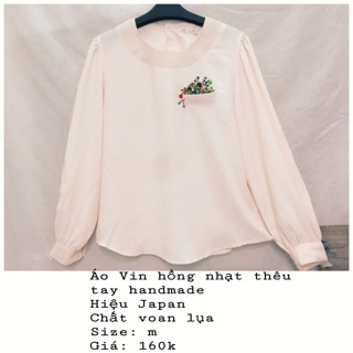 Áo vin thêu tay 🌻🌻🌻