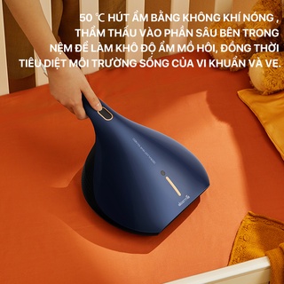 Máy hút bụi đệm giường Deerma CM818 diệt khuẩn bằng tia UV /hút mạnh13000Pa