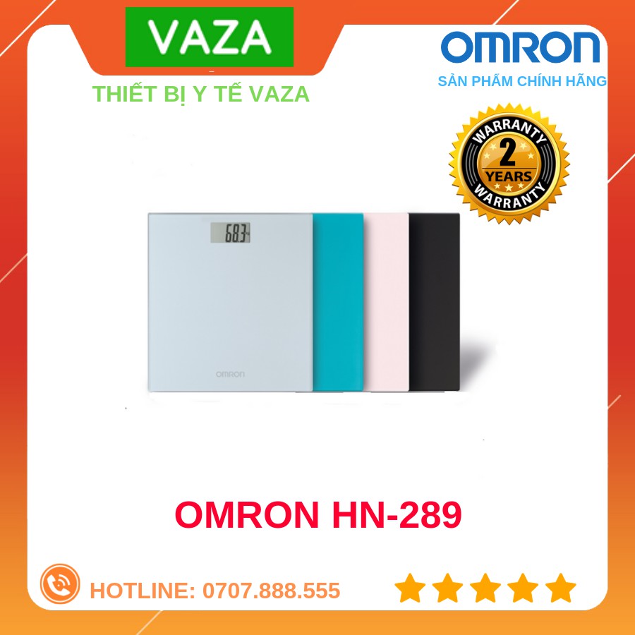 [GIÁ ƯU ĐÃI] CÂN ĐIỆN TỬ OMRON HN-289 CHÍNH HÃNG BẢO HÀNH 2 NĂM (MÀU XANH NGỌC)