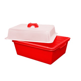 SÓNG VUÔNG NẮP BỘ 3 ( THAU- RỔ- NẮP )