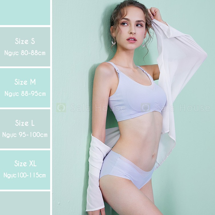 Áo Lót Bầu (Áo Ngực Cho Con Bú) Vải Su Siêu Mềm Mịn - AL15