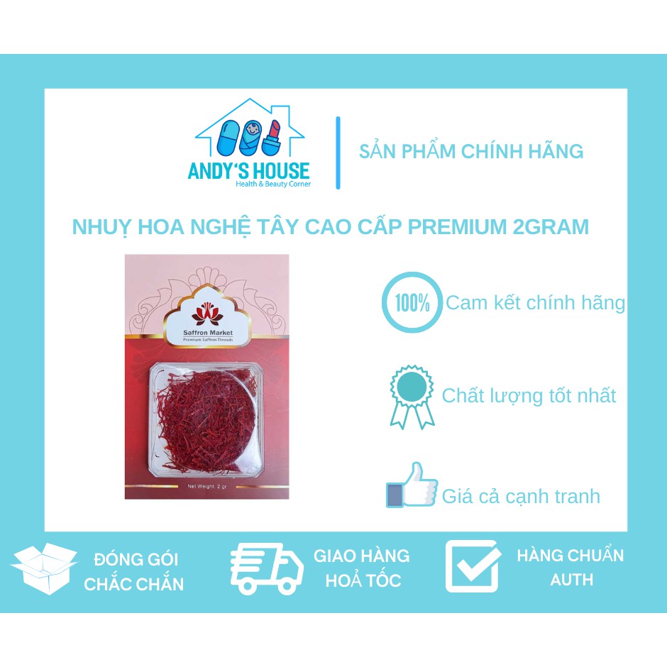 Nhuỵ Hoa Nghệ Tây HỘP 2GR ( Premium Threads )