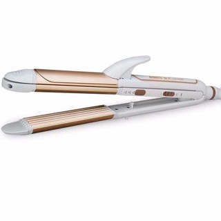 Máy làm tóc chính hãng Kemei 3 trong 1 uốn, bấm, duỗi cực đẹp