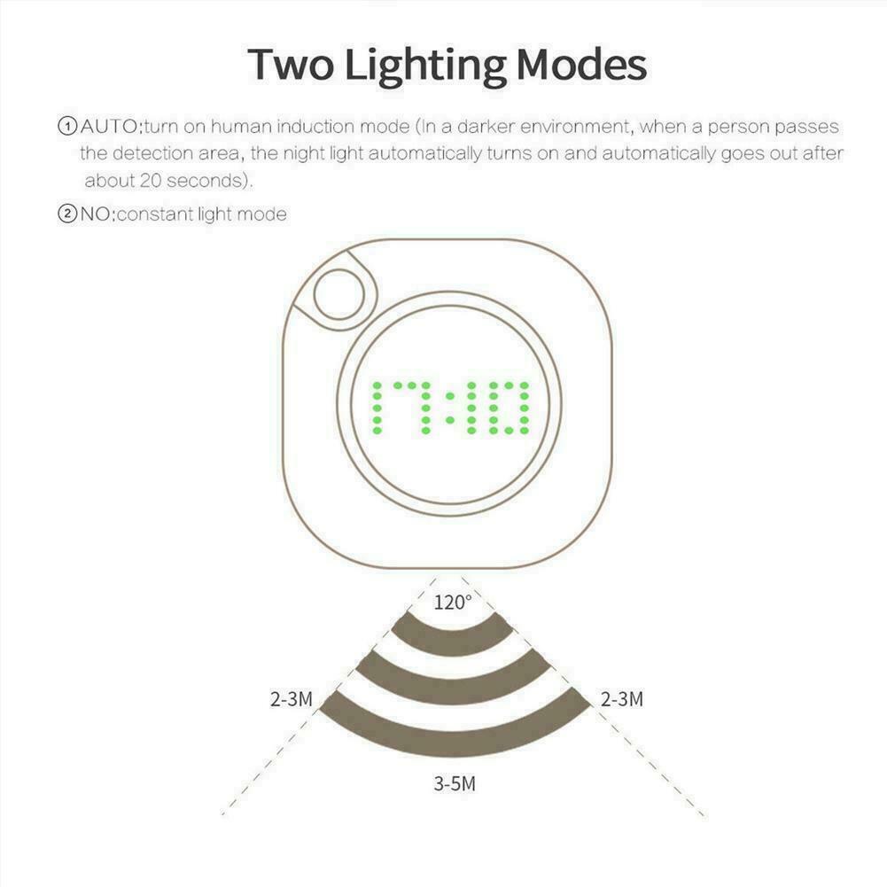 Đồng Hồ Led Điện Tử Cảm Biến Chuyển Động