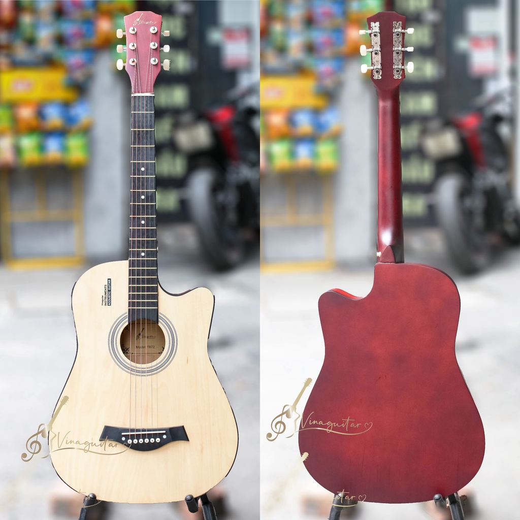 Đàn guitar acoustic 3/4 VG-Tr72 có full size- Tặng Full 12 Phụ Kiện- Phân phối chính hãng bởi Vinaguitar