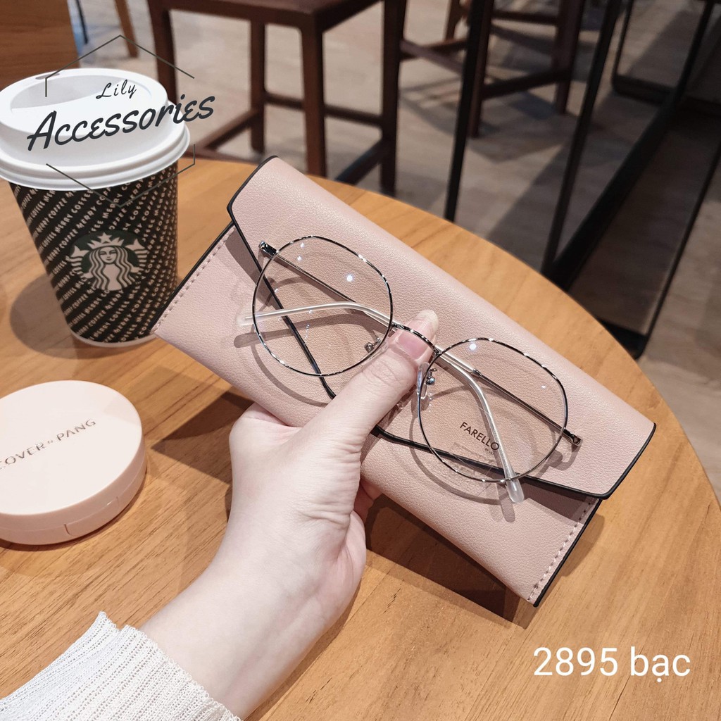 Gọng kính cận thời trang [Cắt kính mắt cận-loạn] Gọng kim loại 2895 | BigBuy360 - bigbuy360.vn