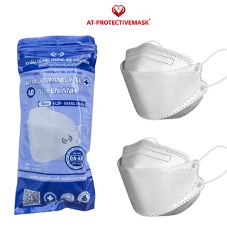 Gói 10 khẩu trang y tế kf94 4d cao cấp hàng chính hãng quyền anh