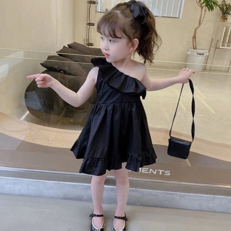 Đầm SáT NáCh Trễ Vai ThờI Trang Cho Bé GáI