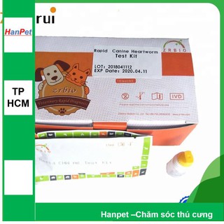 HCM-SP622 - Test bệnh parvo chó (hanpet 4711634) que thử bệnh pravo chó