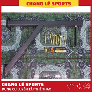 Khung treo bao đấm boxi có tích hợp móc để treo bao cát tập luyện khung thép hộp chắc chắn