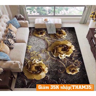 Thảm lót sàn phòng khách🌺FREESHIP🌺Giảm 35K nhập[THAM35]💞Thiết kế sang trọng