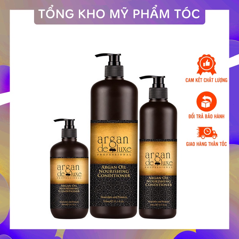 CẶP GỘI XẢ ARGAN DELUXE 500ML - 1000ML CHUYÊN DỤNG DÀNH CHO TÓC HƯ TỔN