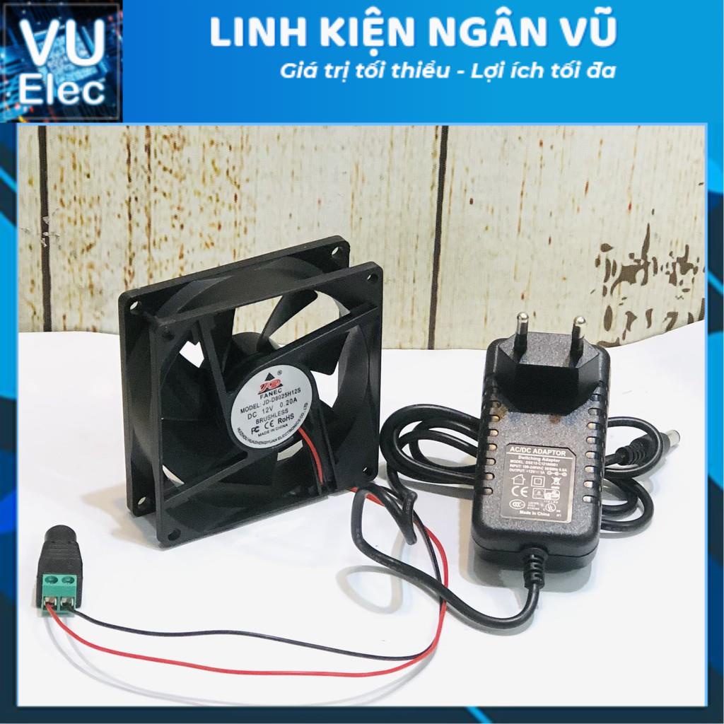 Bộ Quạt Tản Nhiệt Hút Khói Hàn 12V Quạt Tản Nhiệt, Quạt Máy 12V Cho Máy Tính, Thú Cưng