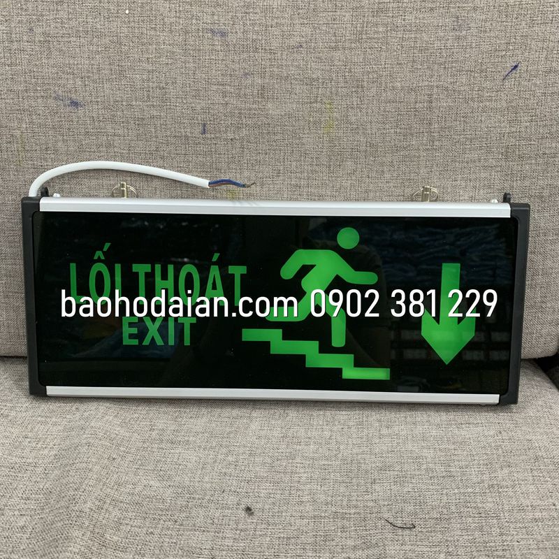 Đèn exit điện chỉ dẫn thoát hiểm 1 mặt AED 819 (220V)