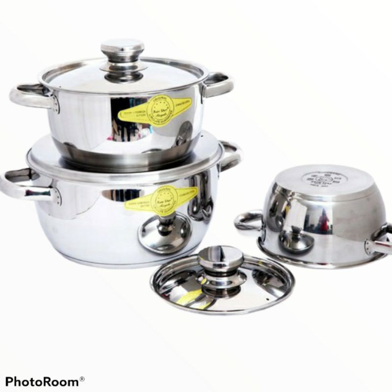 [ BẢO HÀNH 1 NĂM ] Bộ Nồi Inox Fivestar Cool 3 Chiếc ( tốt cho sức khỏe)