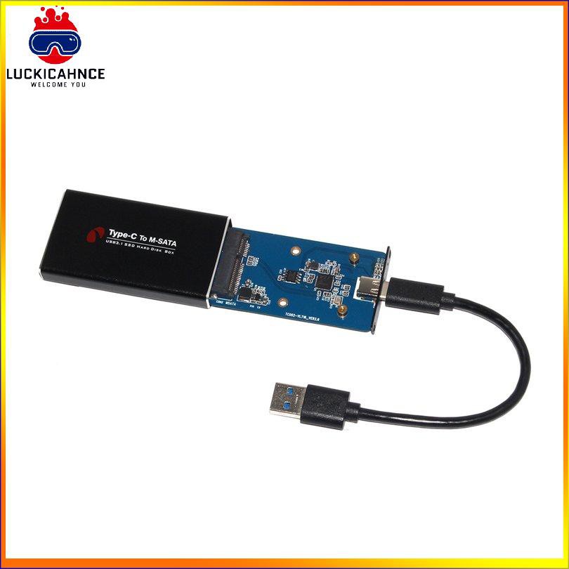 Hộp Đựng Ổ Cứng Ngoài Ssd Hdd Chuyển Đổi Type-C Sang Msata Usb 3.1 Ốp | BigBuy360 - bigbuy360.vn