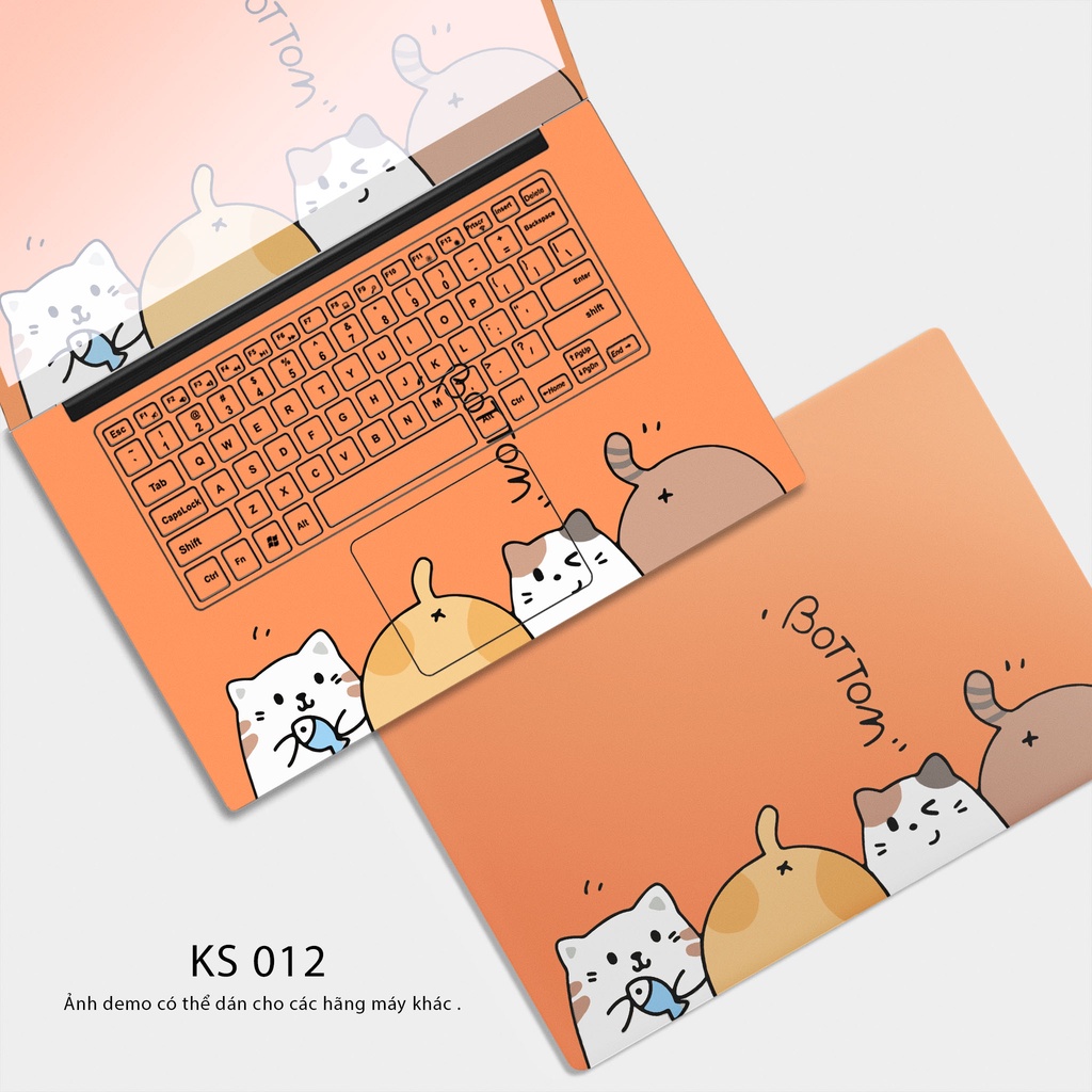 Skin Dán Laptop - Mẫu Bostom Các Màu - Mèo Dễ Thương