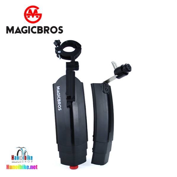 Chắn bùn xe đạp Magic Bros rút có đèn cảnh báo sau